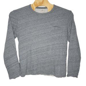 Faherty XL Heathered Gray Flecked Men's Long Sleeve Pullover Sweater Crew Neck‎